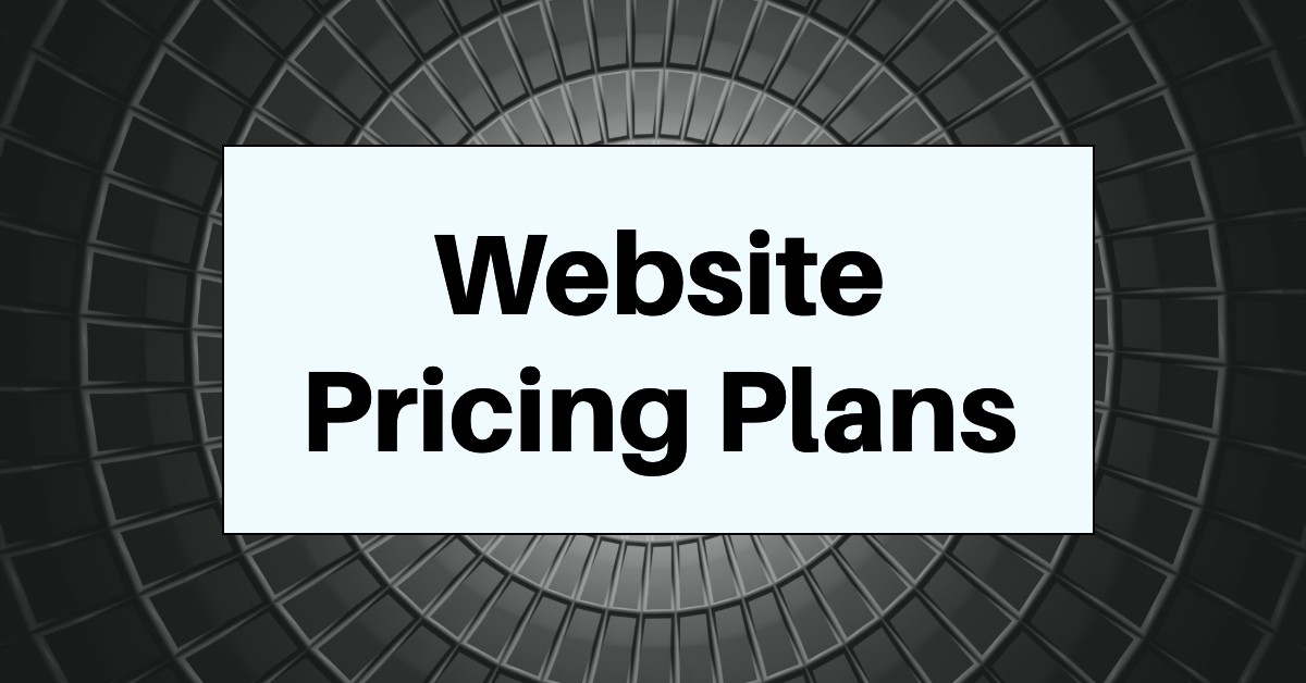 Website pricing plans