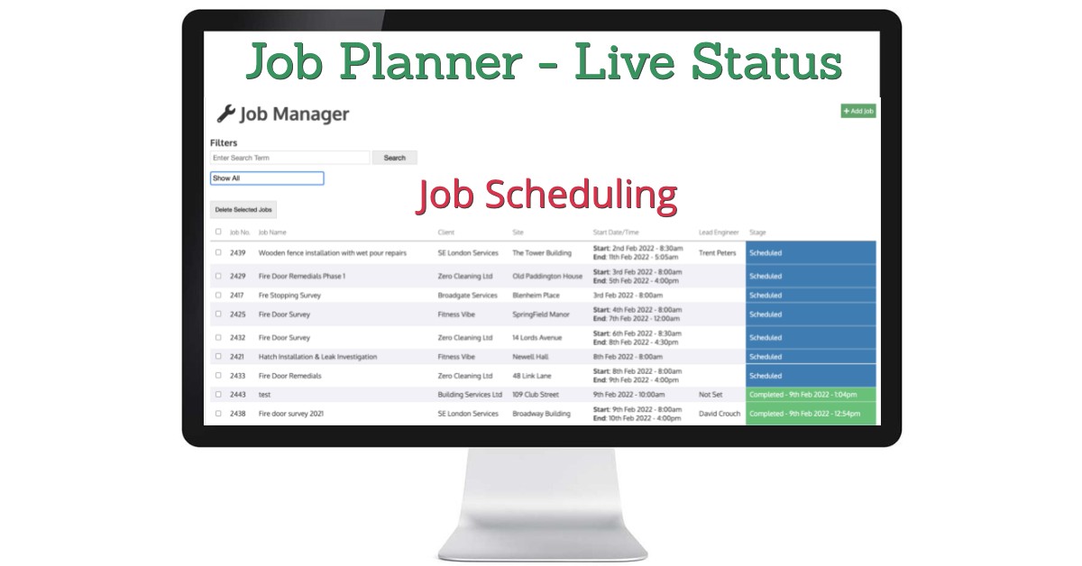 Job Planner Status